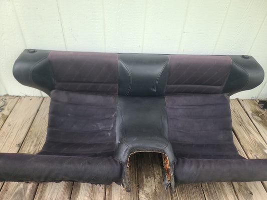 1986-1989 Porsche 944 Upper & Lower Rear Back Seat Inscribed w/ PORSCHE