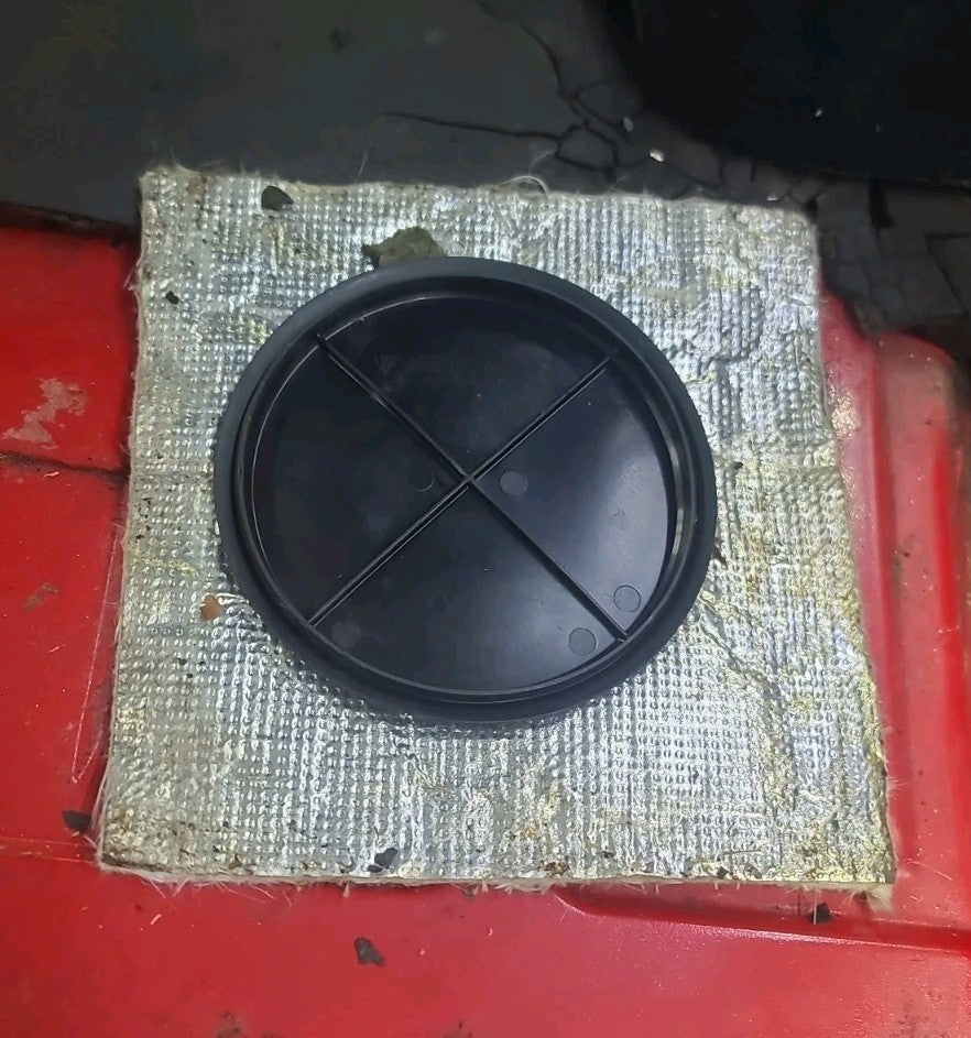 Porsche 944 Fuel Tank Floor Plate Cap (944-504-207-00) 94450420700 OEM Original