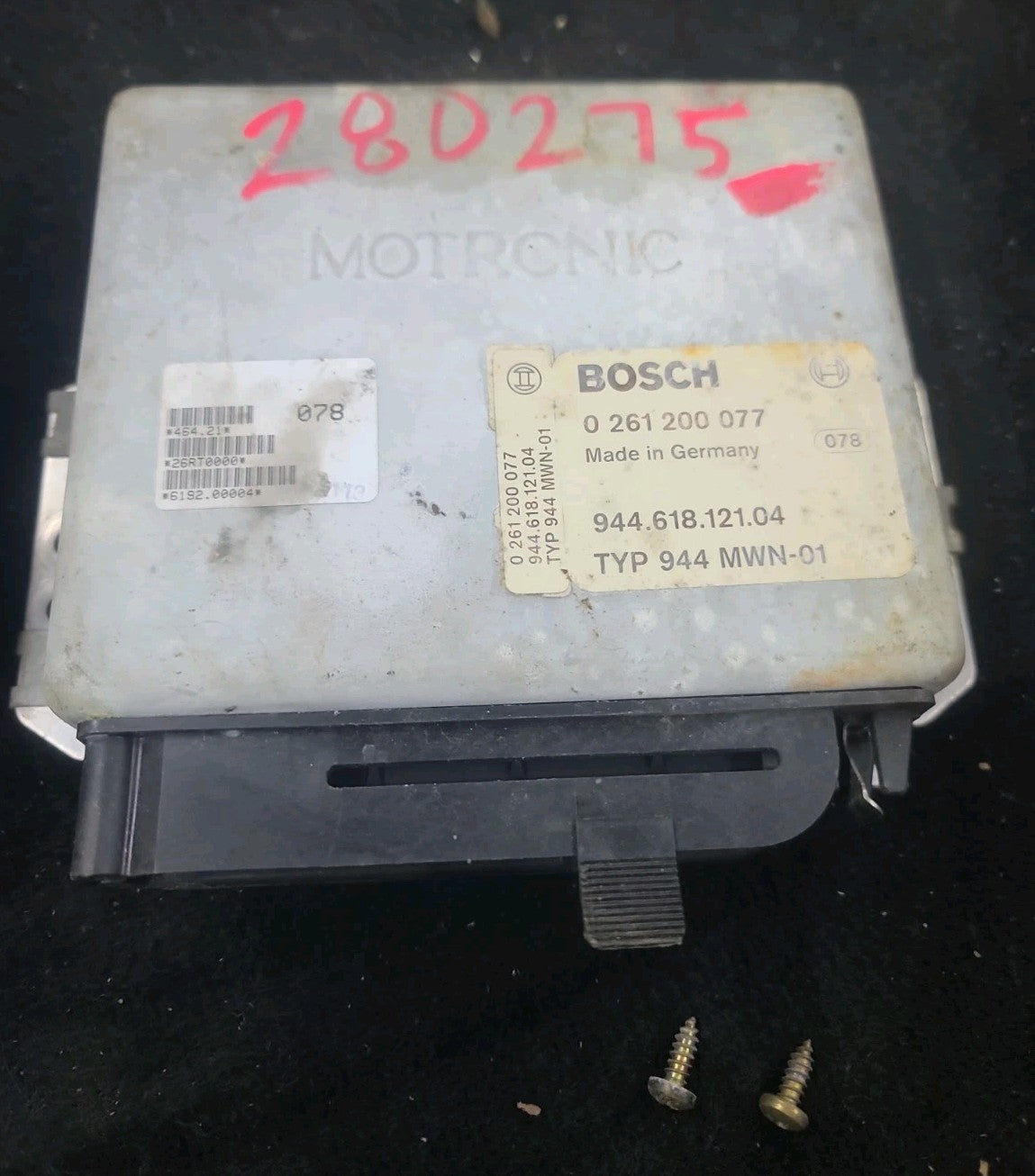 1985-1989 Porsche 944 924S Turbo Engine Computer Control Module ECM ECU PCM