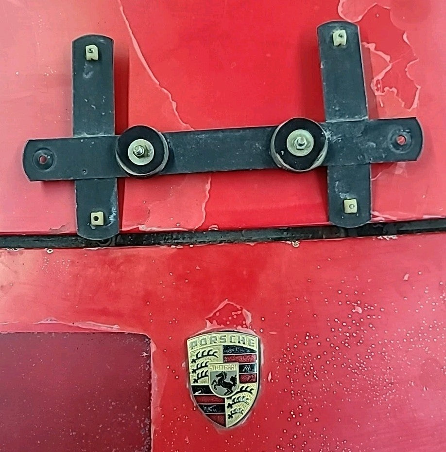 Porsche 944 911 OEM Original REAR License Plate Bracket - COMPLETE SET