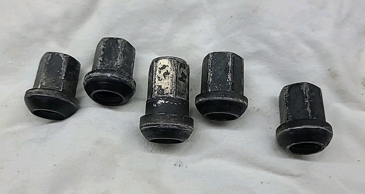 Porsche 911 924 944 Turbo 951 968 OEM 5 Bolt Wheel Nut Aluminum Lug nut Set Of 5