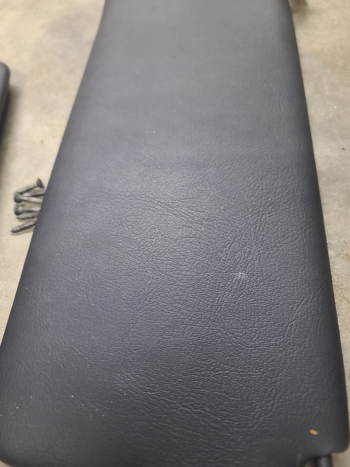 1983-1989 Porsche 944 OEM ORIGINAL Black Sun Visor Pair - Very Nice!