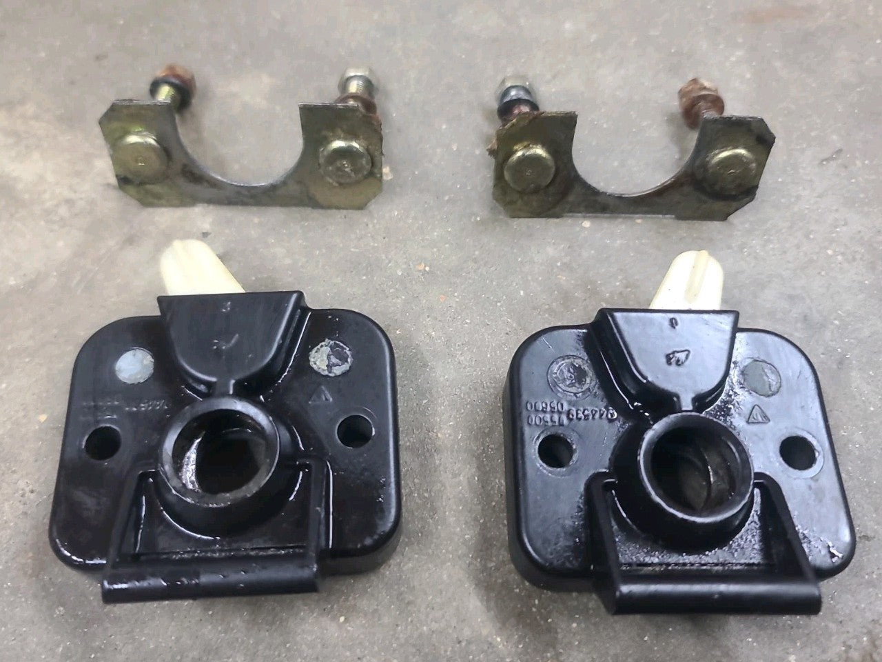 Porsche 924 944 Rear Hatch Latch & Covers SET OF 2 477827505A 477827506A