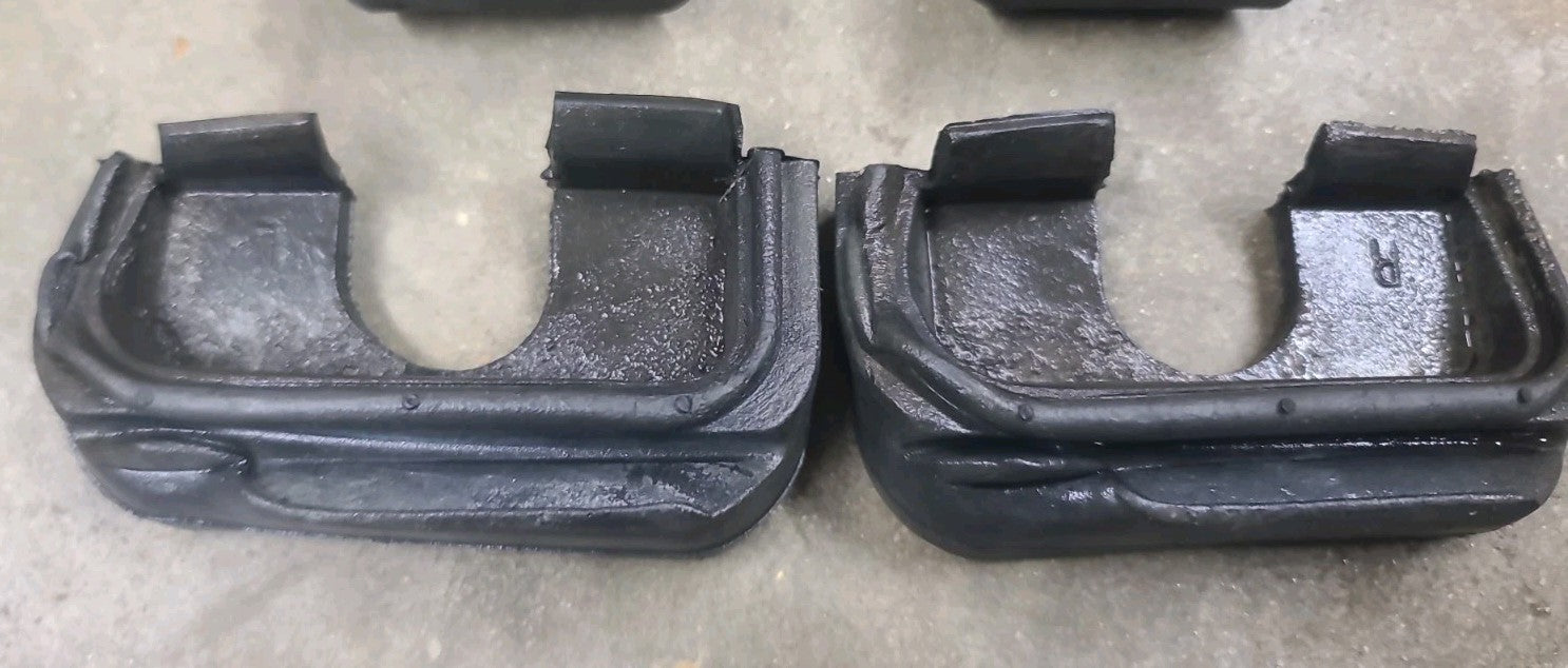Porsche 924 944 Rear Hatch Latch & Covers SET OF 2 477827505A 477827506A
