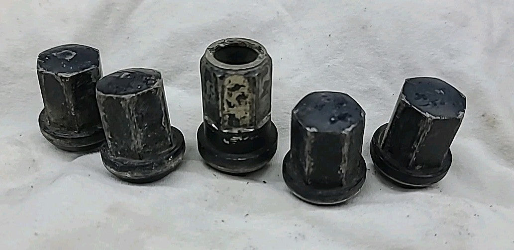 Porsche 911 924 944 Turbo 951 968 OEM 5 Bolt Wheel Nut Aluminum Lug nut Set Of 5