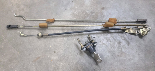 1983-1991 Porsche 944 Hatch Lock Tumbler With Key, Connector Rods & Cable