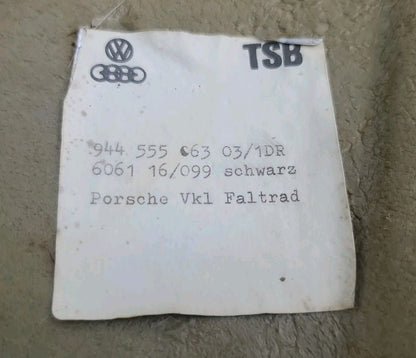 1983-1991 Porsche 944 Full Black Carpet Set