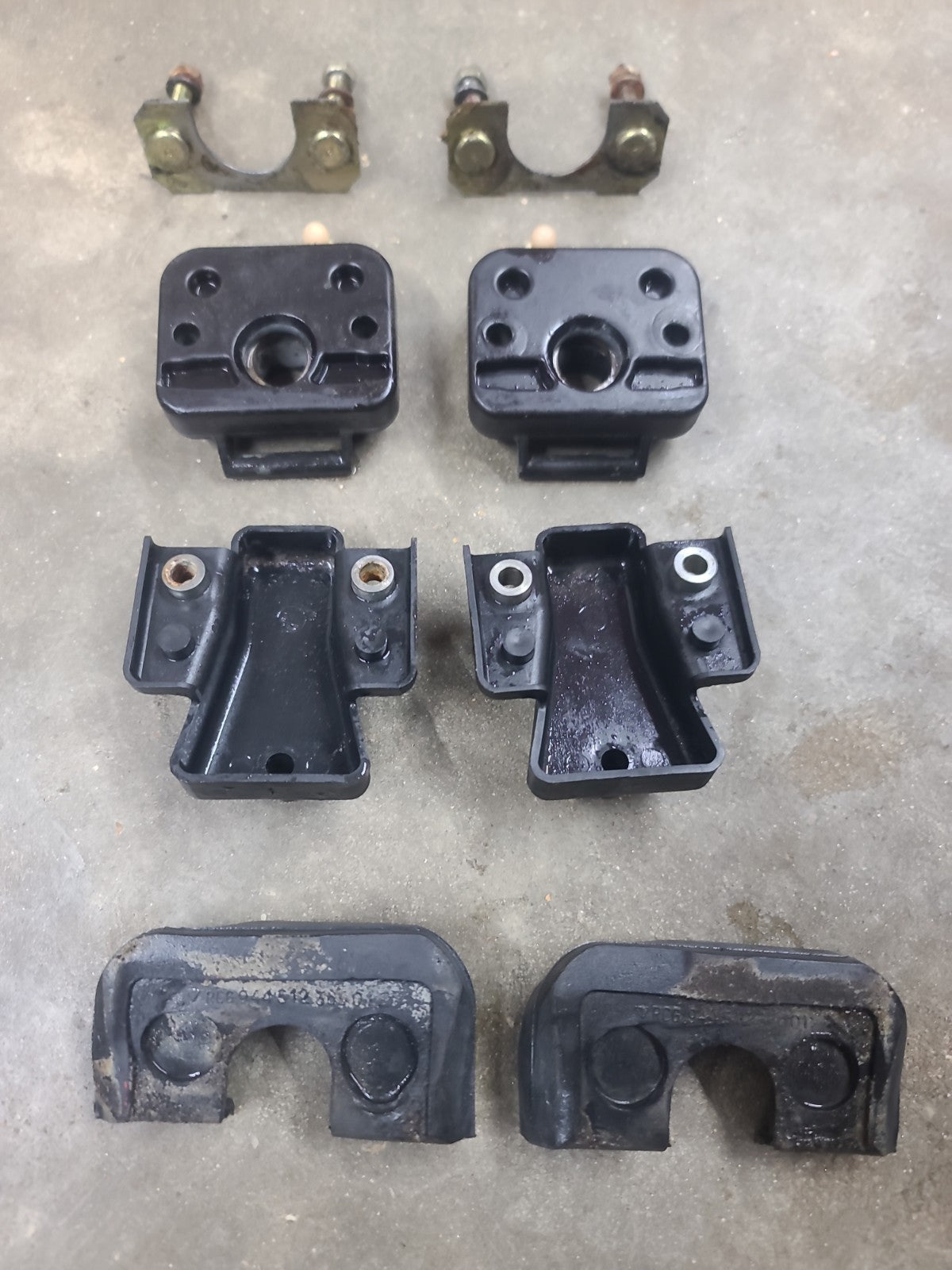 Porsche 924 944 Rear Hatch Latch & Covers SET OF 2 477827505A 477827506A