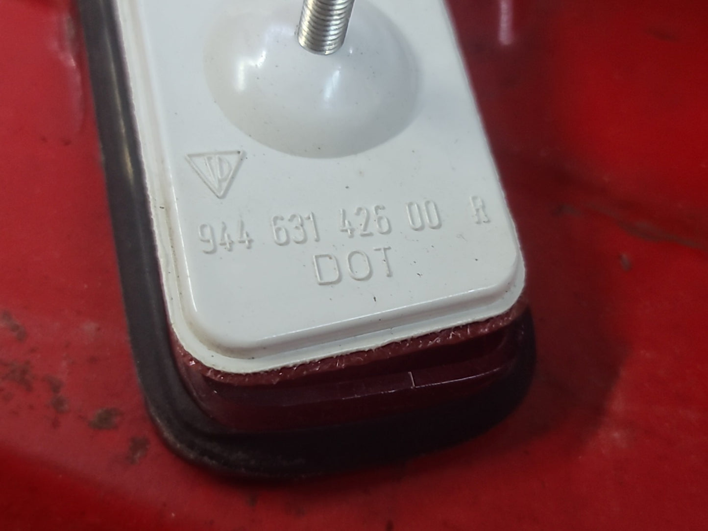 83-91 Porsche 944 Rear Left Bumper Parking Marker Turn Signal Light Lamp OEM