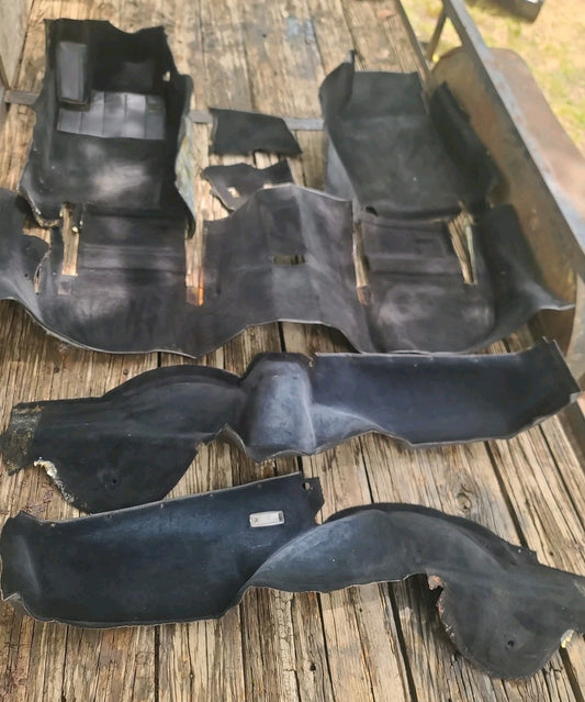 1983-1991 Porsche 944 Full Black Carpet Set