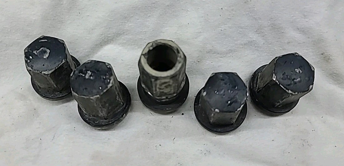 Porsche 911 924 944 Turbo 951 968 OEM 5 Bolt Wheel Nut Aluminum Lug nut Set Of 5
