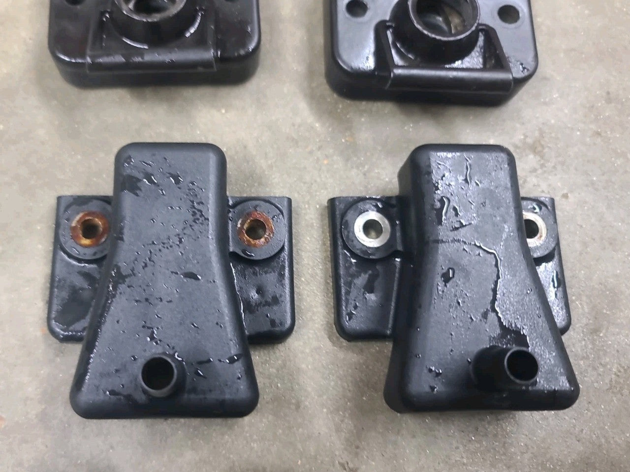 Porsche 924 944 Rear Hatch Latch & Covers SET OF 2 477827505A 477827506A