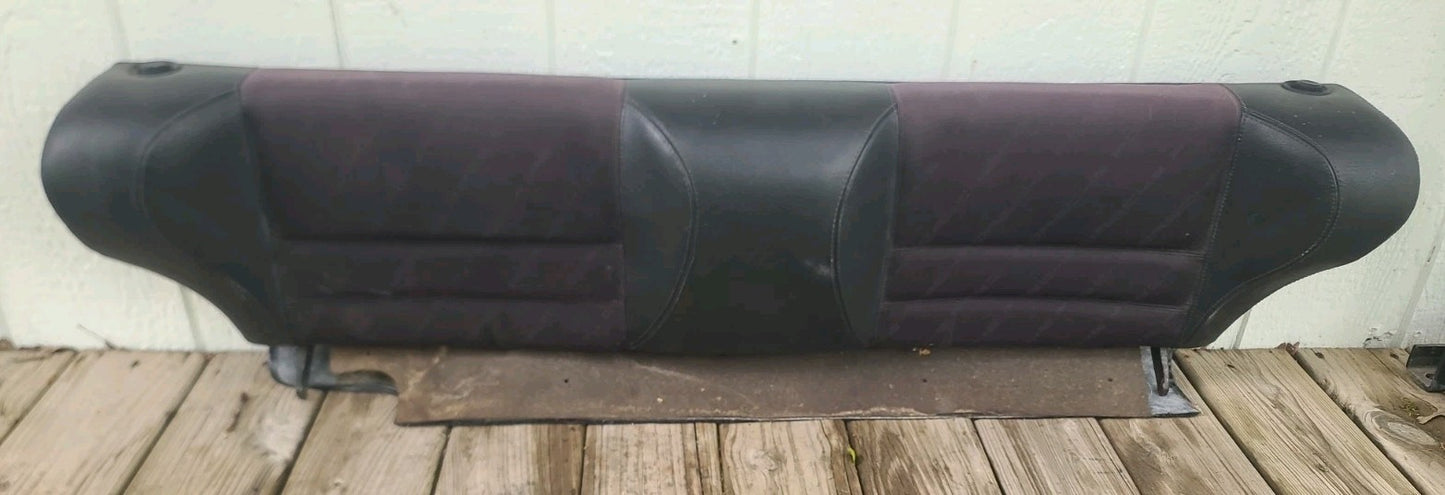 1986-1989 Porsche 944 Upper & Lower Rear Back Seat Inscribed w/ PORSCHE