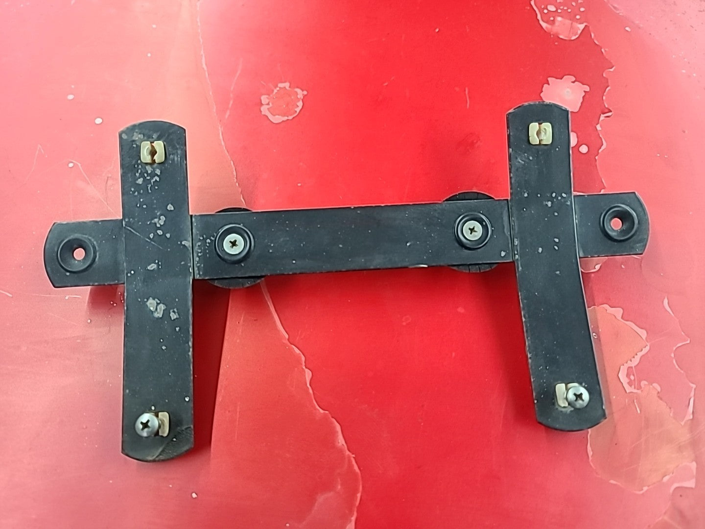 Porsche 944 911 OEM Original REAR License Plate Bracket - COMPLETE SET