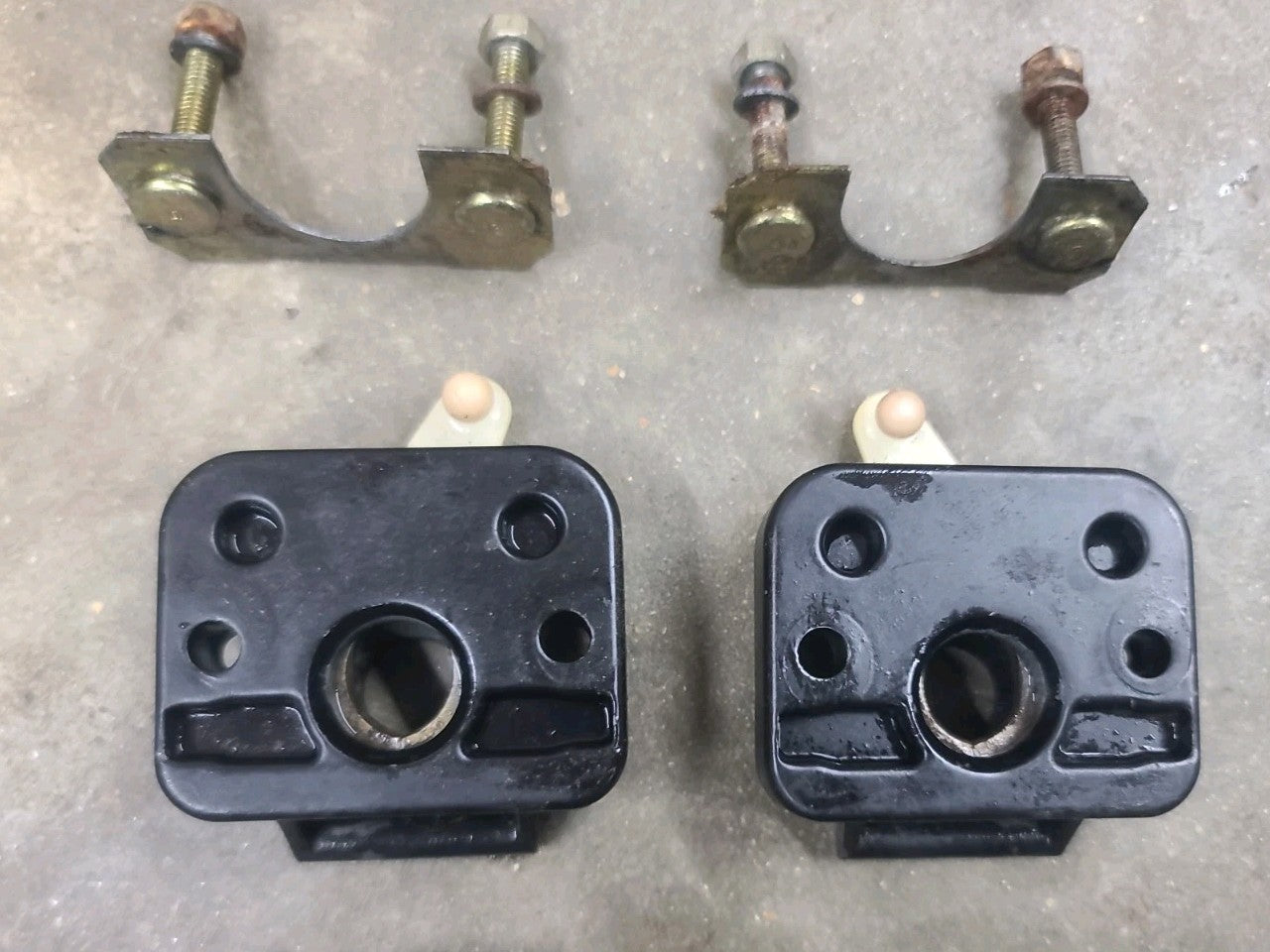 Porsche 924 944 Rear Hatch Latch & Covers SET OF 2 477827505A 477827506A